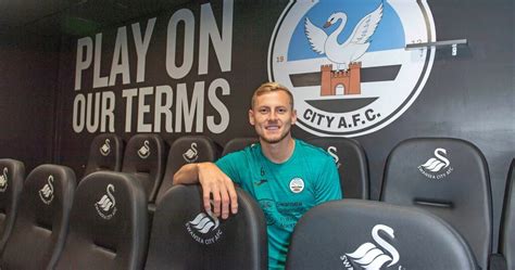 jony darling|Swansea City's Harry Darling isn't your normal centre.